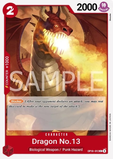 Dragon Number Thirteen OP10-012