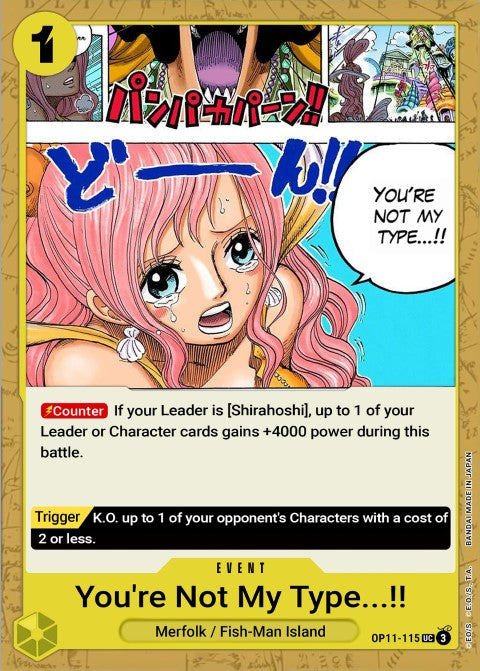 You're Just Not My Type! OP11-115