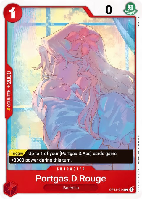Portgas.D.Rouge  OP13-014
