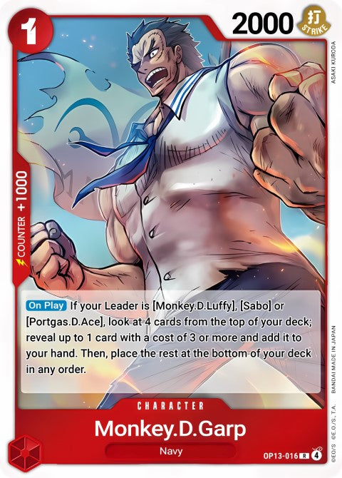 Monkey.D.Garp  OP13-016