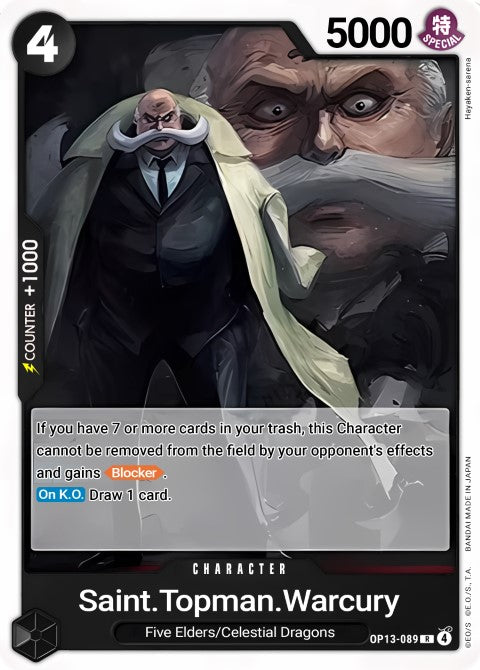 St. Topman Warcury  OP13-089