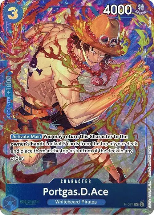 Portgas.D.Ace (Premium Card Collection -Best Selection Vol. 3-) P-074