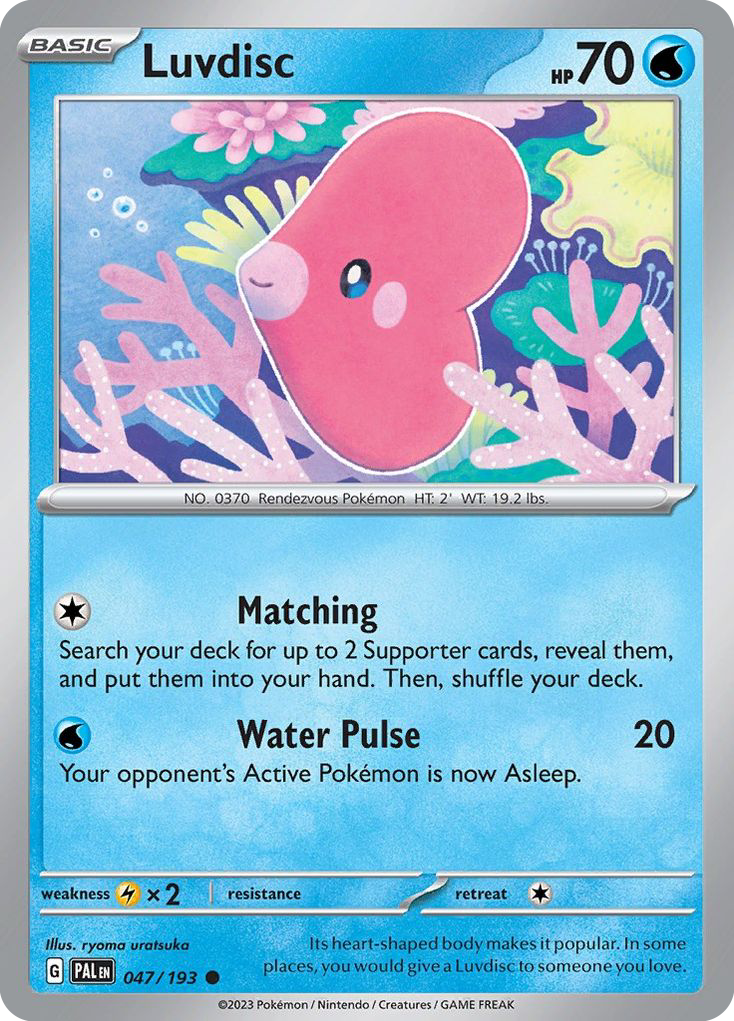 Luvdisc 047/193 Common Paldea Evolved