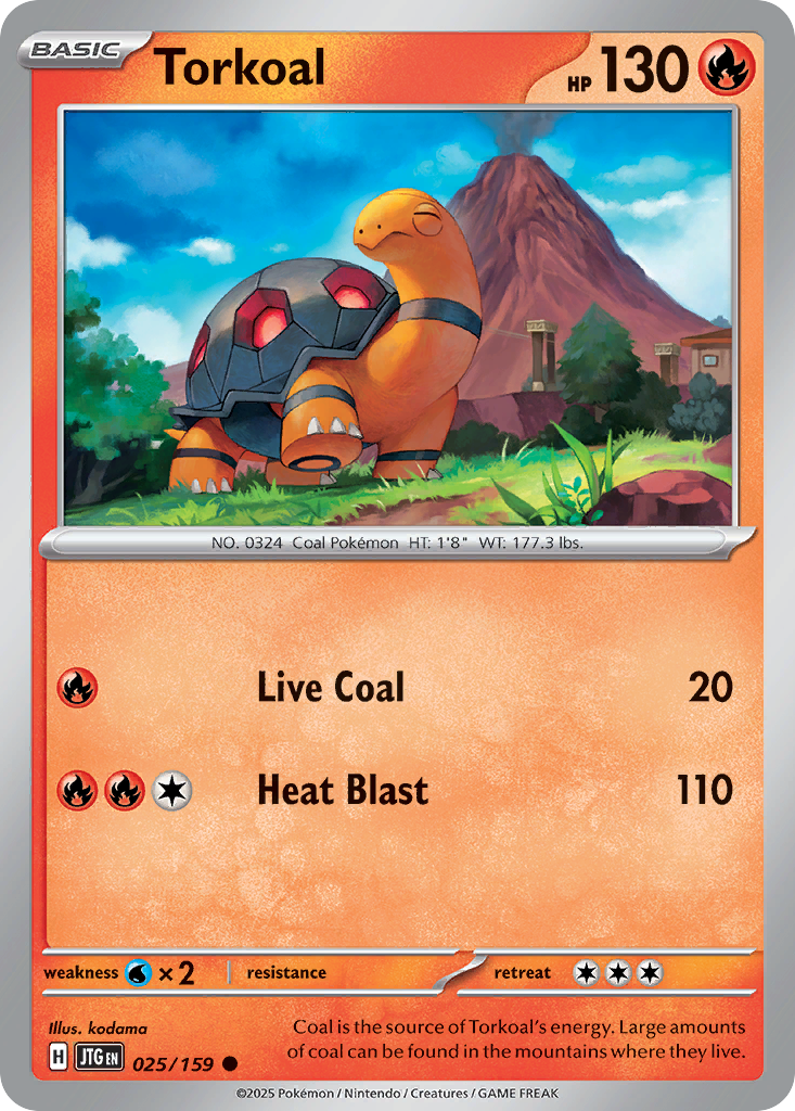 Torkoal 025/159 Common Journey Together Reverse Holo
