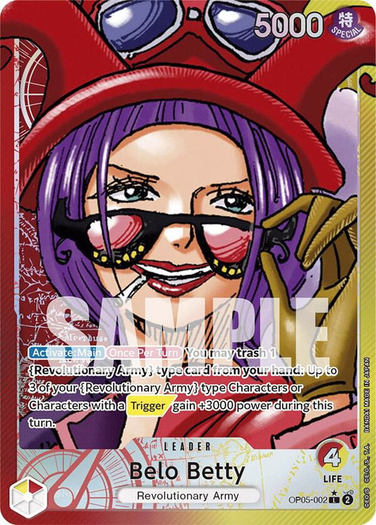 Belo Betty (002) (Alternate Art) OP05-002