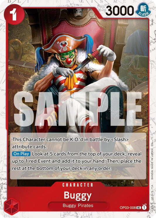 Buggy (Pirate Foil) OP03-008 Premium Booster -The Best- Vol. 2 Foil