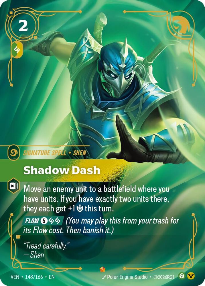 Shadow Dash 148/166 Epic Vendetta Foil