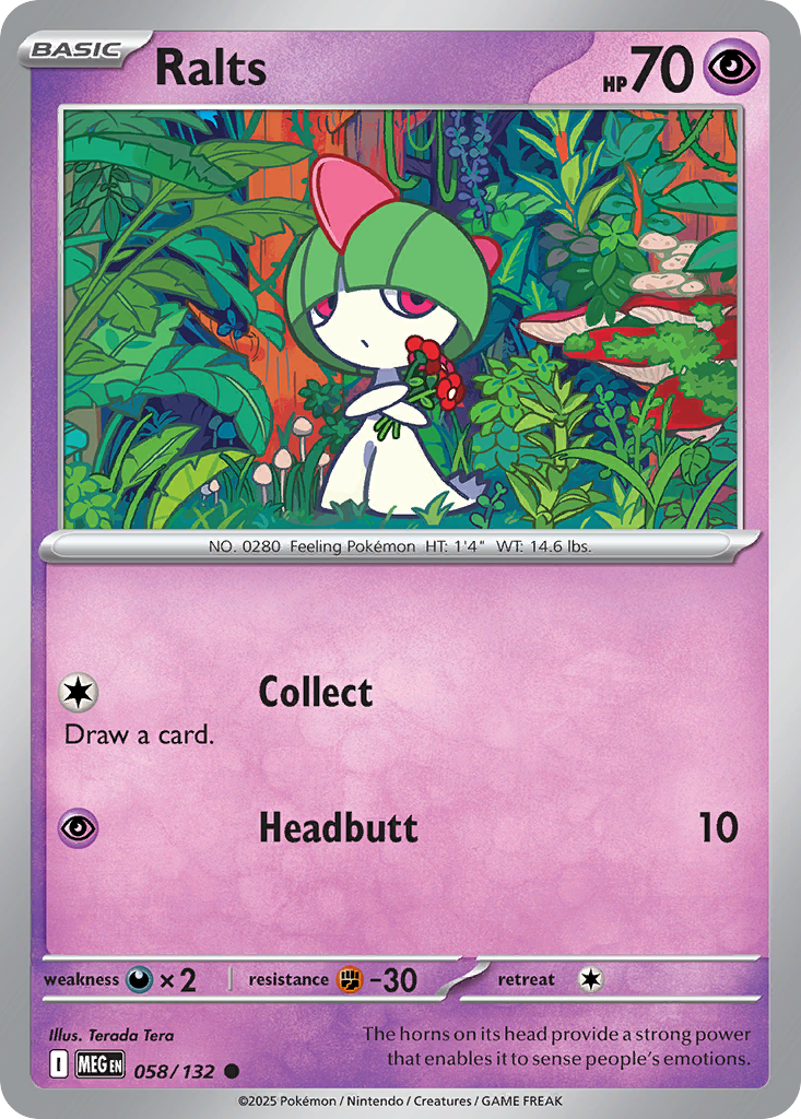 Ralts 058/132 Common Mega Evolution