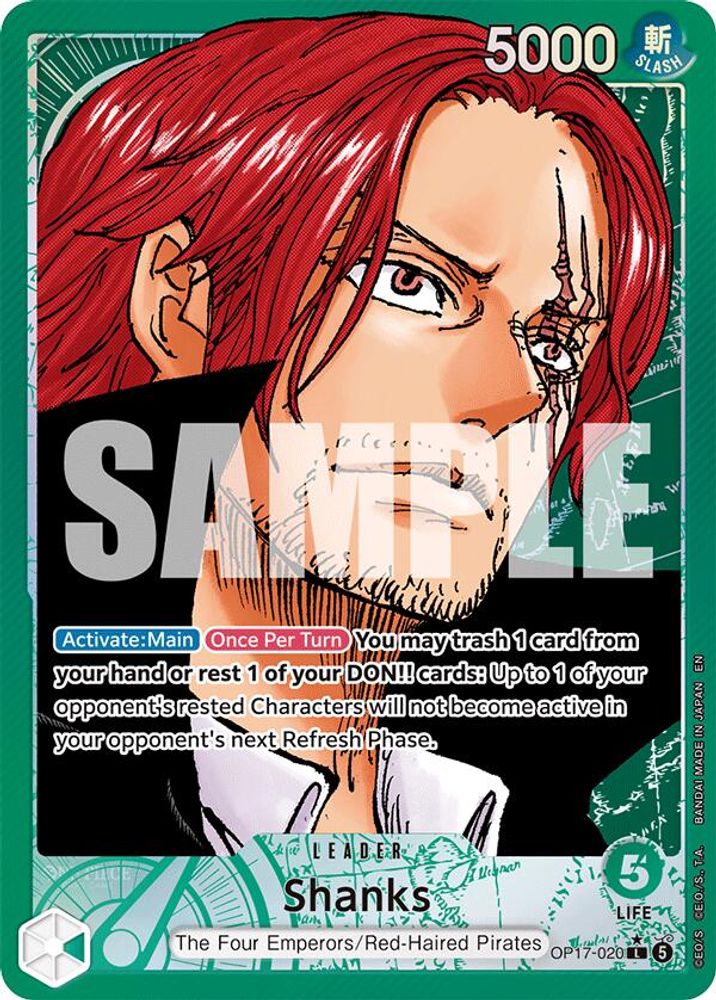 Shanks (020) (Alternate Art) OP17-020