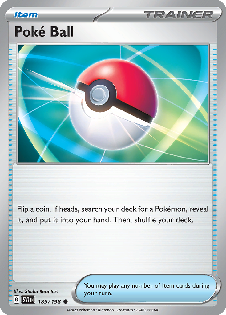 Poke Ball 185/198 Common Scarlet & Violet