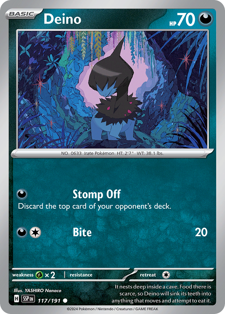 Deino 117/191 Common Surging Sparks