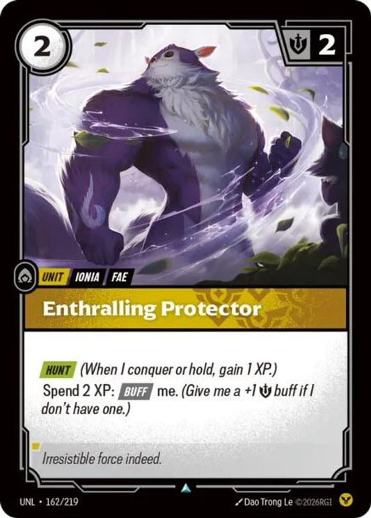 Enthralling Protector 162/219 Uncommon Unleashed Foil