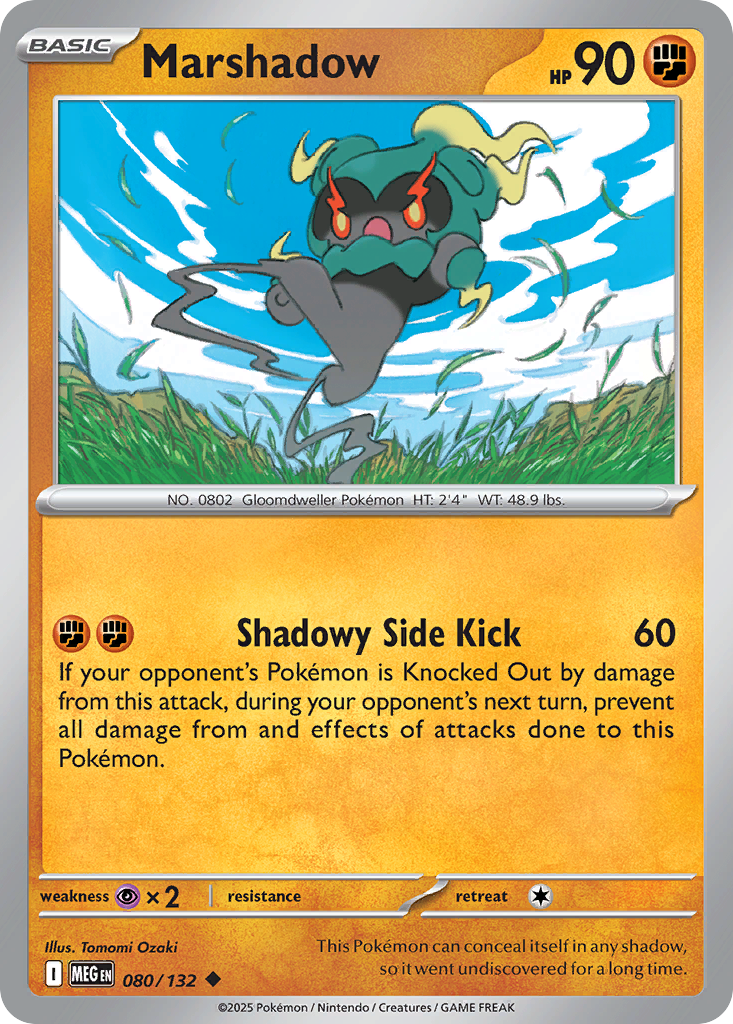 Marshadow 080/132 Uncommon Mega Evolution
