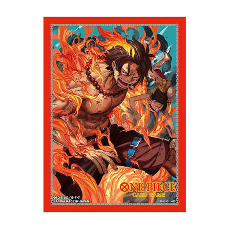 One Piece Card Game Official Sleeves: TCG+ Store Edition Vol. 5 - Portgas.D.Ace (70-Pack)