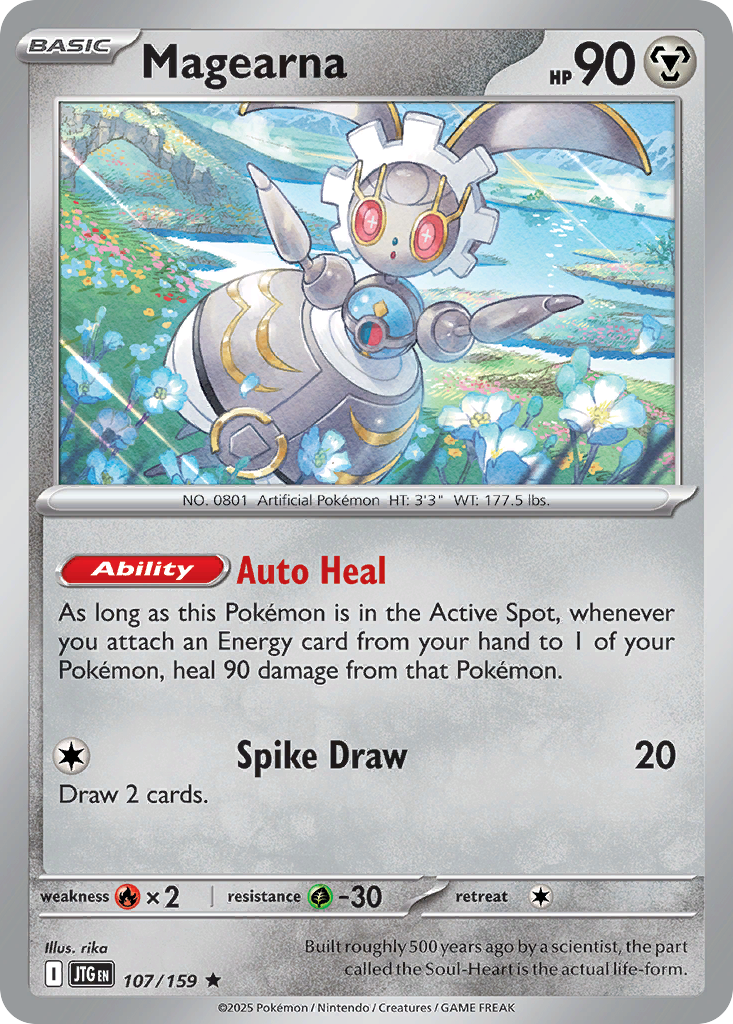 Magearna 107/159 Rare Journey Together Reverse Holo