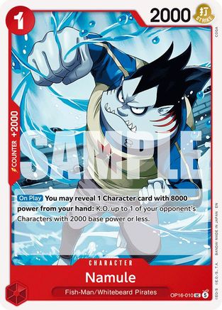 Namule OP16-010 Uncommon The Time of Battle