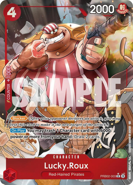 Lucky.Roux (Alternate Art) PRB02-003 Premium Booster -The Best- Vol. 2 Foil