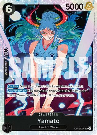 Yamato (098) OP16-098 Super Rare The Time of Battle Foil
