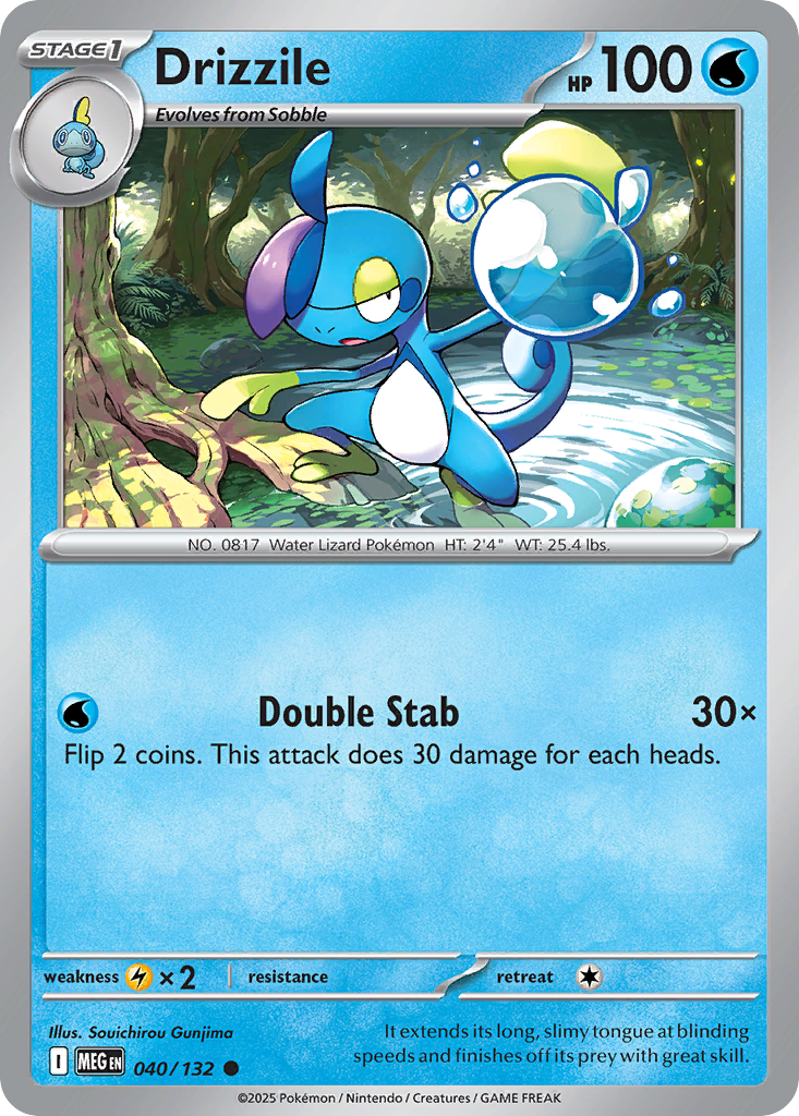 Drizzile 040/132 Common Mega Evolution