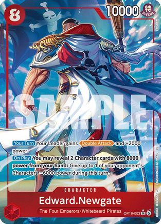 Edward.Newgate (Alternate Art) OP16-003 The Time of Battle Foil