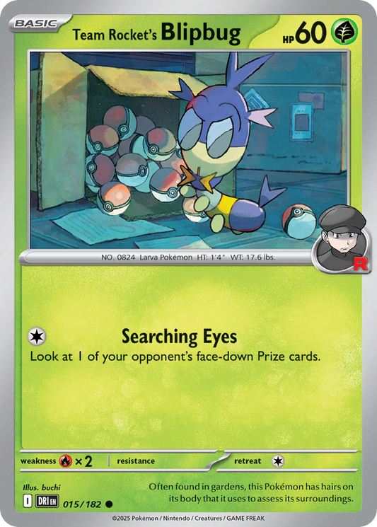 Team Rocket's Blipbug 015/182 Common Destined Rivals