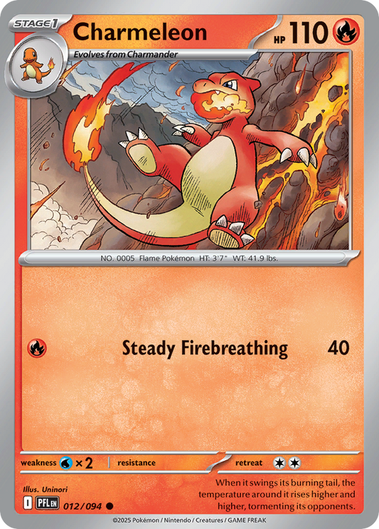 Charmeleon 012/094 Common Phantasmal Flames