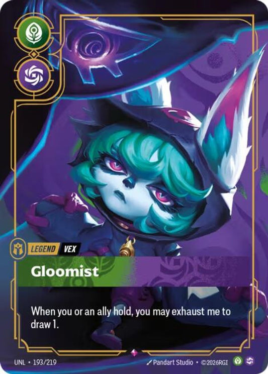 Vex - Gloomist 193/219 Rare Unleashed Foil