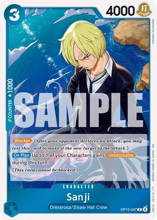 Sanji OP15-047 Rare Adventure on Kami's Island