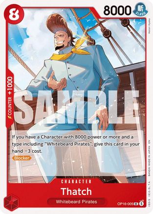 Thatch OP16-005 Uncommon The Time of Battle