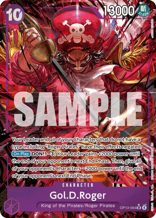 Gol.D.Roger (064) (Alternate Art) OP13-064
