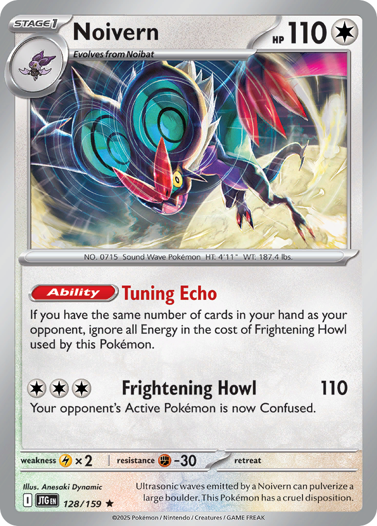 Noivern 128/159 Rare Journey Together Holo