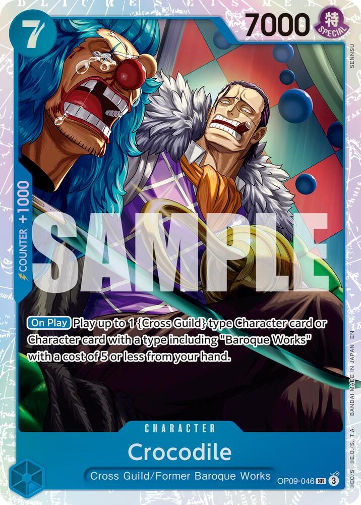 Crocodile (Reprint) OP09-046 Premium Booster -The Best- Vol. 2 Foil
