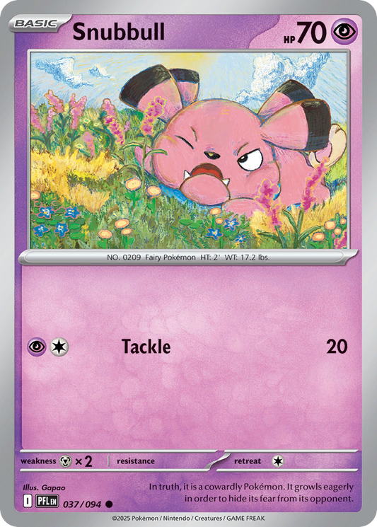 Snubbull 037/094 Common Phantasmal Flames