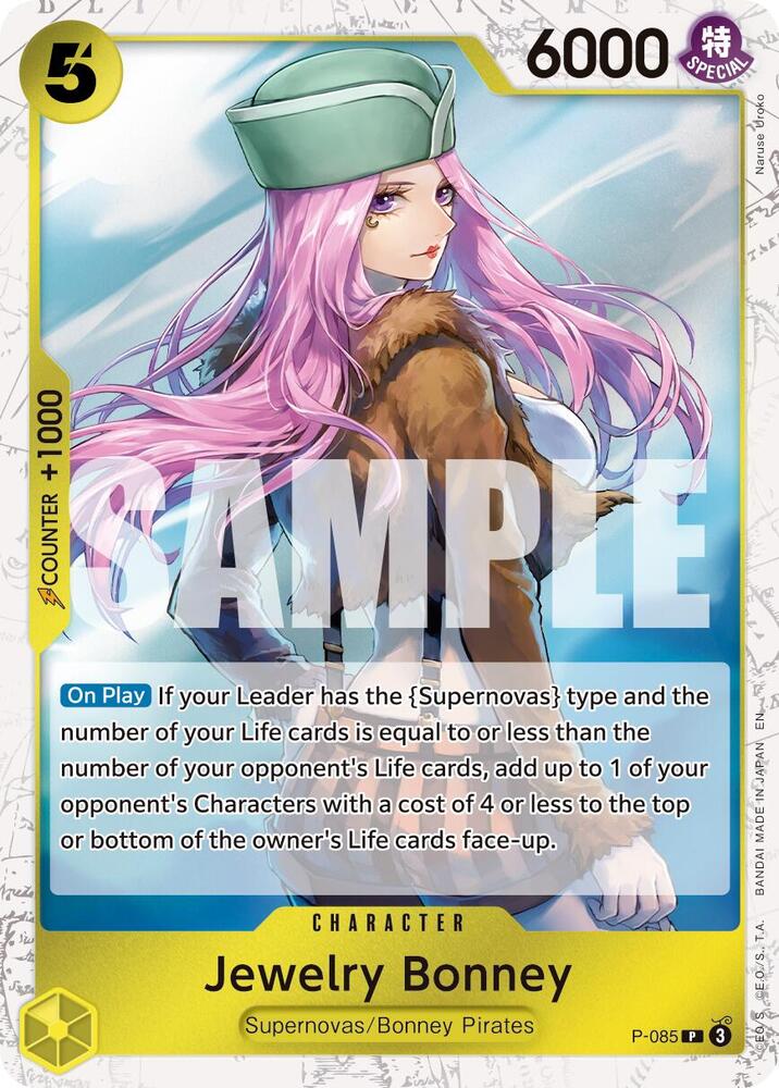 Jewelry Bonney (Pirate Foil) P-085 Premium Booster -The Best- Vol. 2 Foil