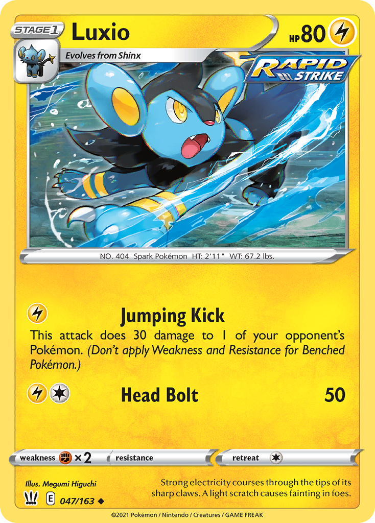 Luxio 047/163 Uncommon Battle Styles