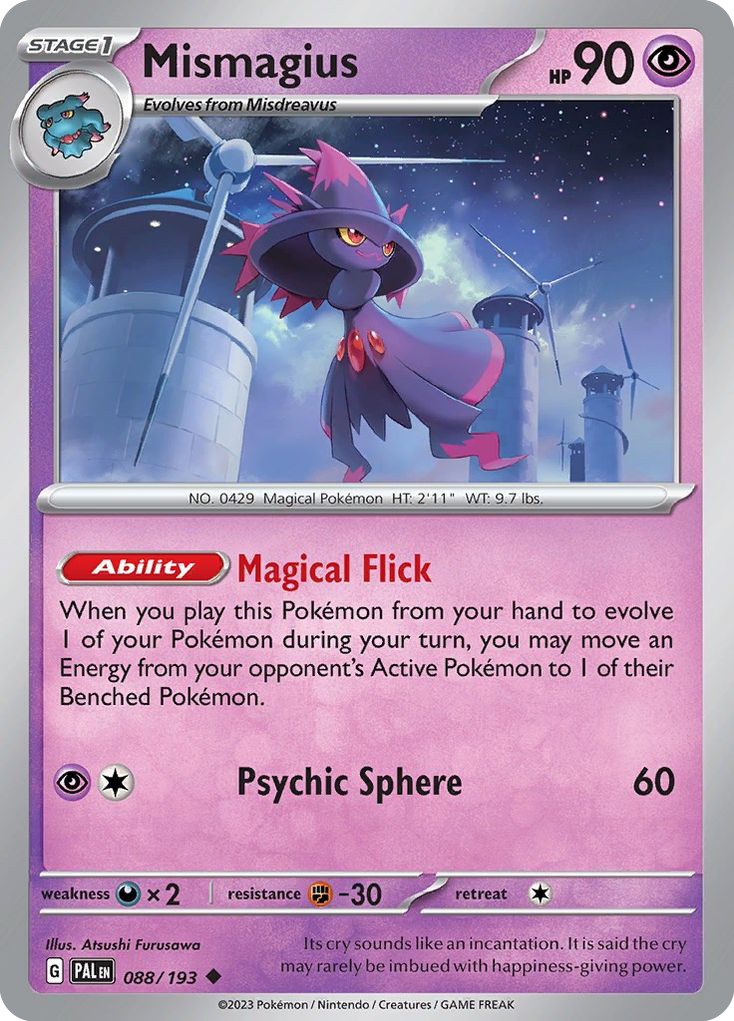 Mismagius 088/193 Uncommon Paldea Evolved