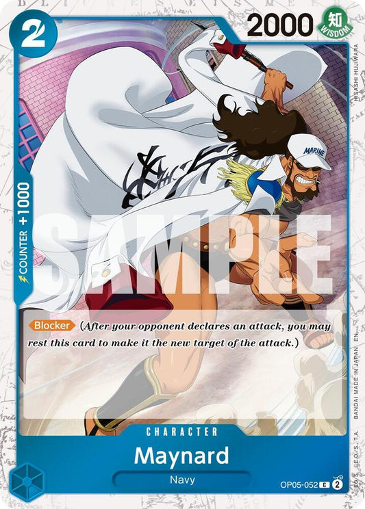 Maynard (Pirate Foil) OP05-052 Premium Booster -The Best- Vol. 2 Foil