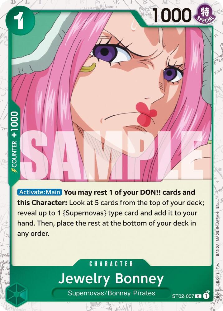 Jewelry Bonney (Pirate Foil) ST02-007 Premium Booster -The Best- Vol. 2