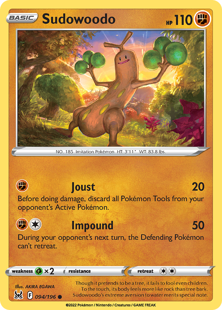 Sudowoodo 094/196 Common Lost Origin
