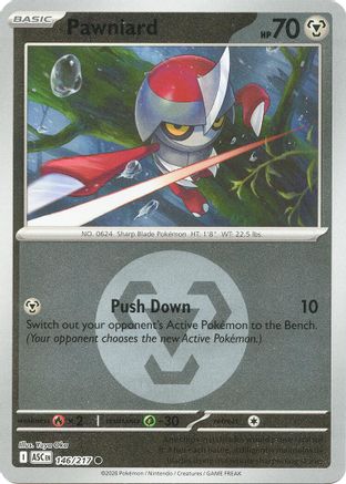 Pawniard (Energy Symbol Pattern) 146/217 Ascended Heroes Reverse Holo