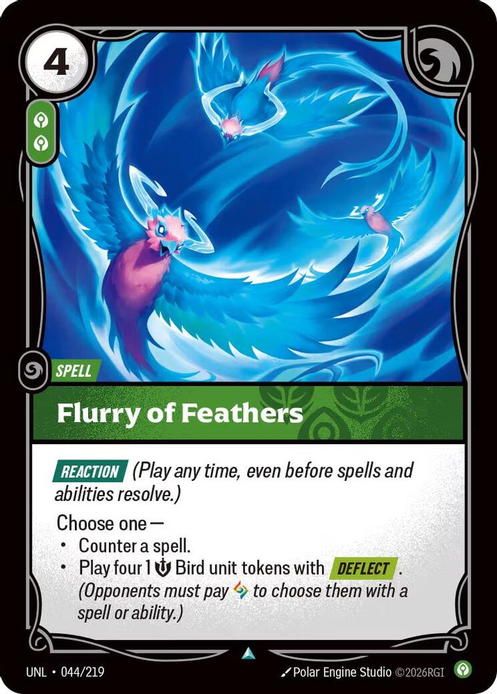 Flurry of Feathers 044/219 Uncommon Unleashed