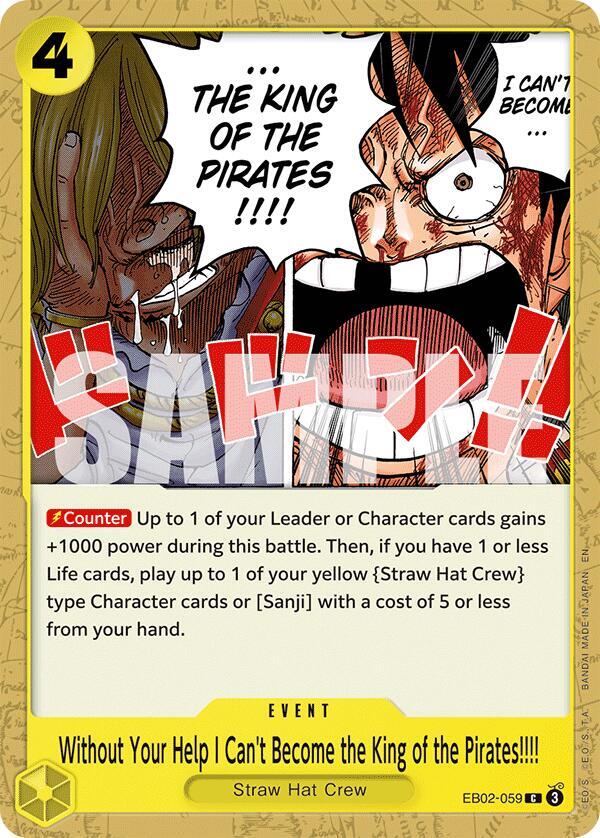 Without Your Help I Can't Become the King of the Pirates!!!! EB02-059