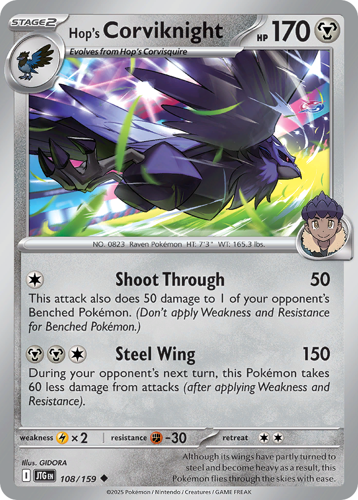 Hop's Corviknight 108/159 Uncommon Journey Together
