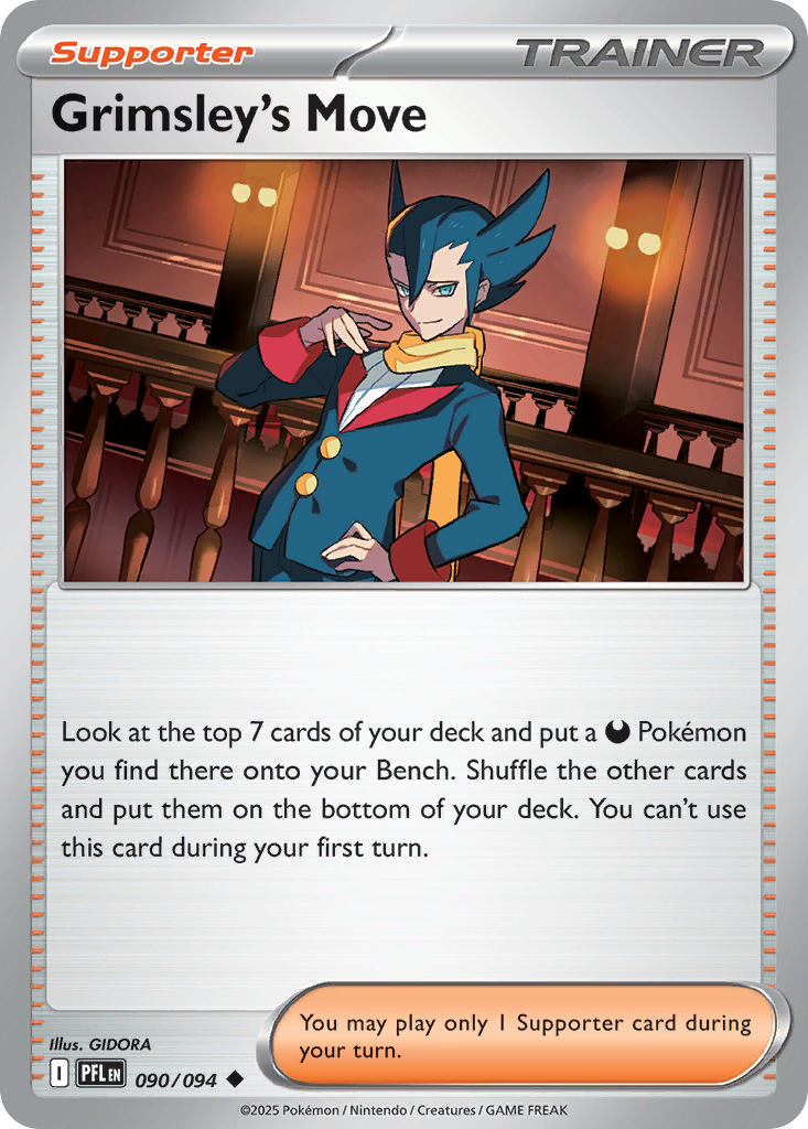 Grimsley's Move 090/094 Uncommon Phantasmal Flames