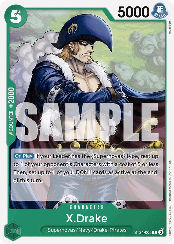 X.Drake ST24-005 Common Starter Deck 24: GREEN Jewelry Bonney