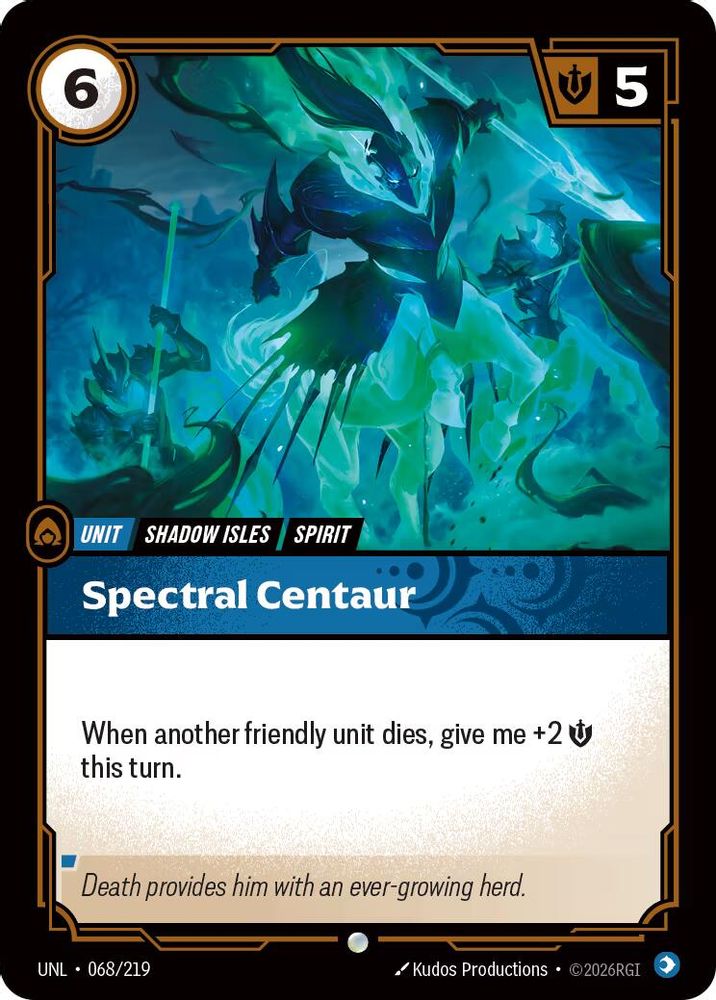 Spectral Centaur 068/219 Common Unleashed