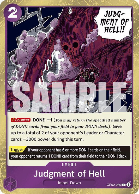 Judgment of Hell (Jolly Roger Foil) OP02-089