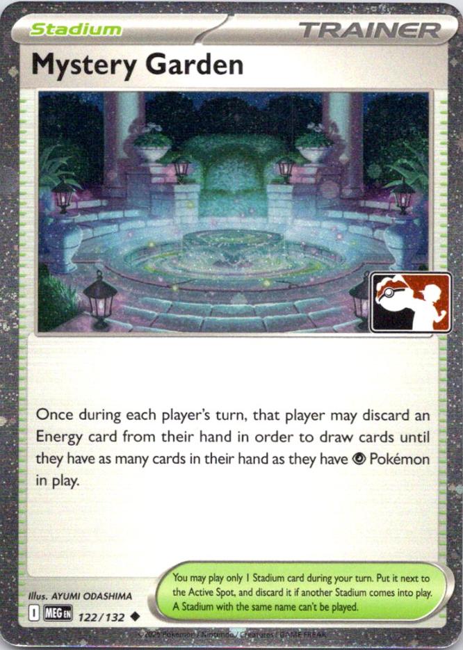 Mystery Garden (Cosmos Holo) 122/132 Uncommon Prize Pack Series Cards