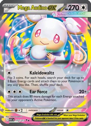 Mega Audino ex 172/217 Double Rare Ascended Heroes