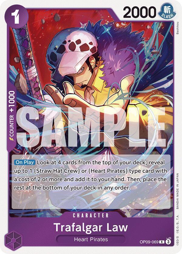 Trafalgar Law (069) OP09-069 Rare Emperors in the New World Foil